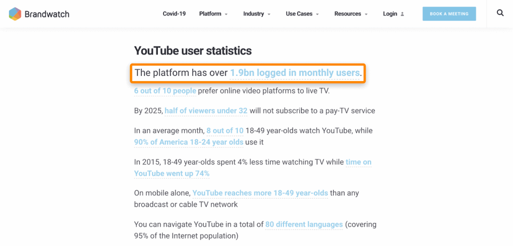 youtube user statistics